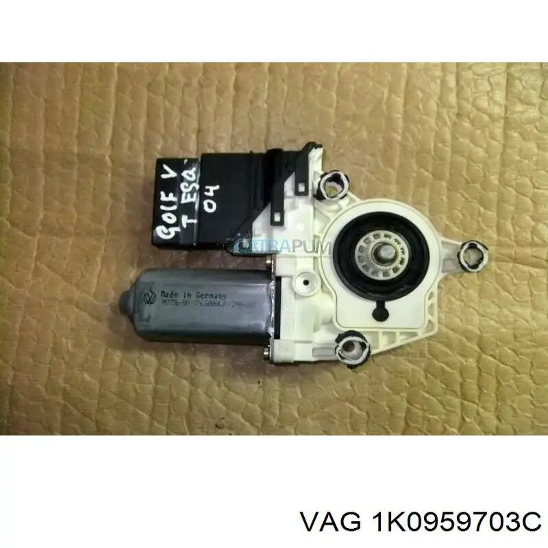 Motor de acionamento de vidro da porta traseira esquerda VAG 1K0959703C preço, a partir de 47,67 USD