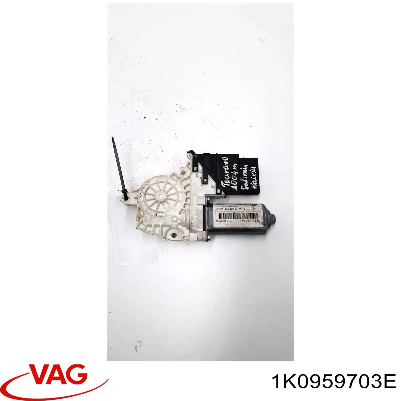 1K0959703E VAG Motor de acionamento de vidro da porta traseira esquerda