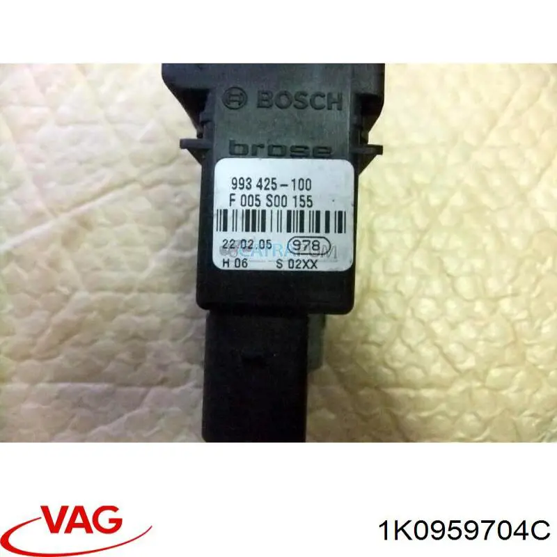 Compre 1K0959704C VAG Mecanismo de acionamento de vidro da porta traseira direita