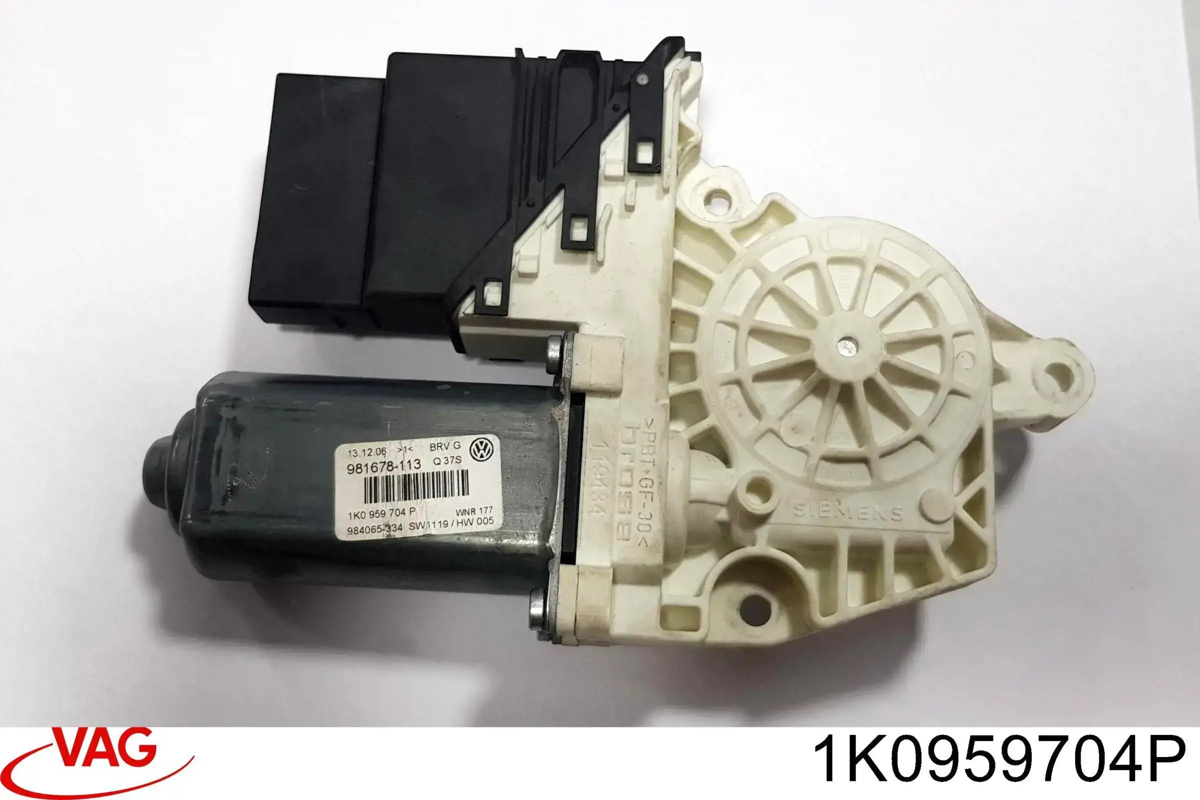 1K0959704P VAG Motor de acionamento de vidro da porta traseira direita