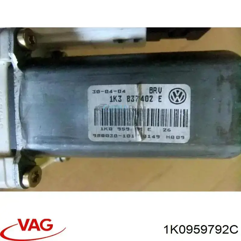 1K0959792C VAG Motor de acionamento de vidro da porta dianteira direita