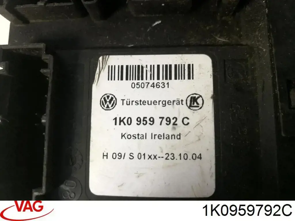 1K0959792C VAG Motor de acionamento de vidro da porta dianteira direita