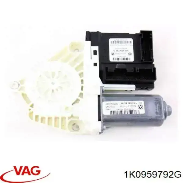 Motor de acionamento de vidro da porta dianteira direita 1K0959792G VAG