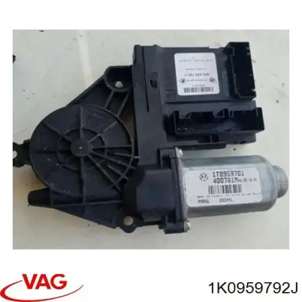 Compre 1K0959792J VAG Motor de acionamento de vidro da porta dianteira direita