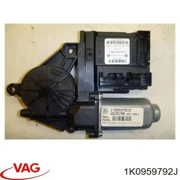 1K0959792J VAG Motor de acionamento de vidro da porta dianteira direita