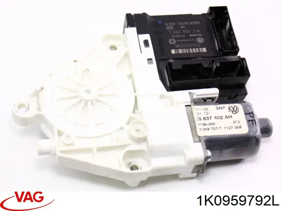 Compre 1K0959792L VAG Motor de acionamento de vidro da porta dianteira direita