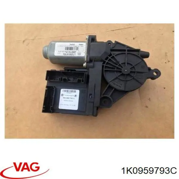 1P0839401B VAG Motor de acionamento de vidro da porta dianteira esquerda