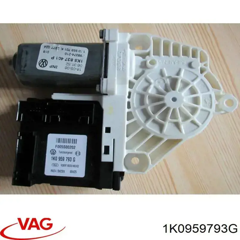 Compre 1K0959793G VAG Motor de acionamento de vidro da porta dianteira esquerda