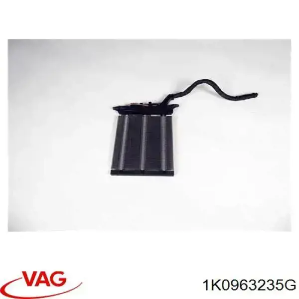 1K0963235G VAG Aquecedor elétrico de ar do sistema de calefacção de salão
