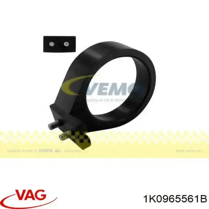 Compre 1K0965561B VAG Bomba de água (bomba) de esfriamento, adicional elétrica