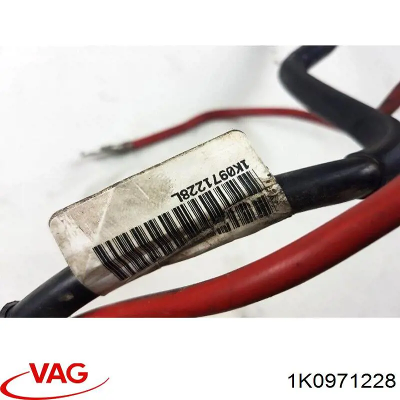 Compre 1K0971228 VAG Cabo de borne positivo de bateria recarregável (PILHA)