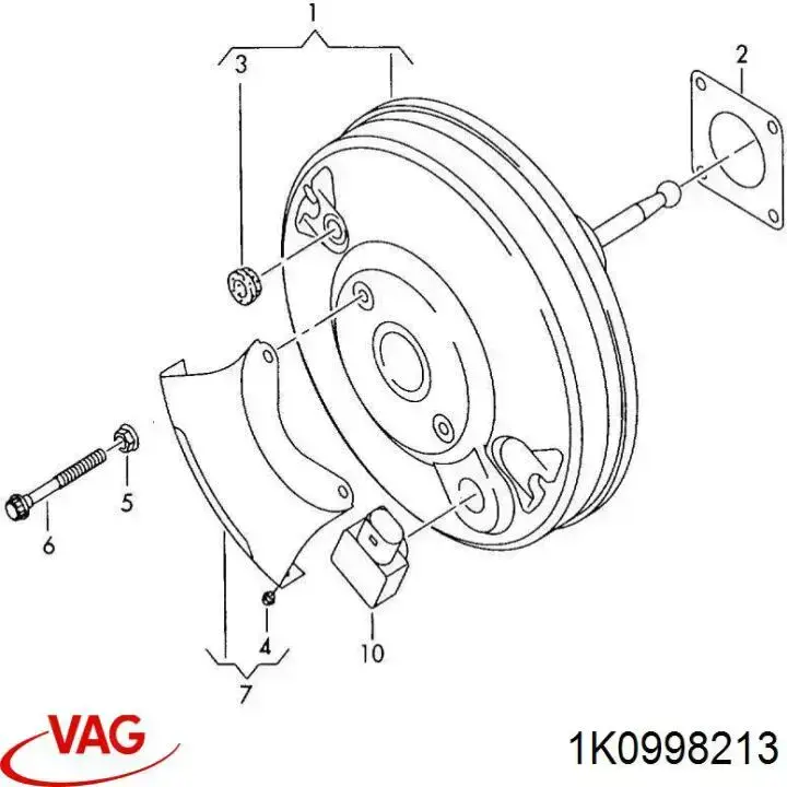 Sensor de pressão do sistema do freio pneumático VAG 1K0998213 preço, a partir de 101,83 USD