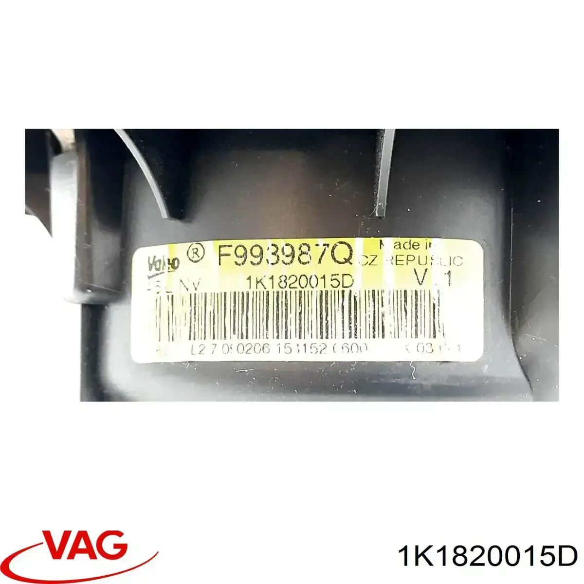 1K1820015D VAG Resistor (resistência) de ventilador de forno (de aquecedor de salão)