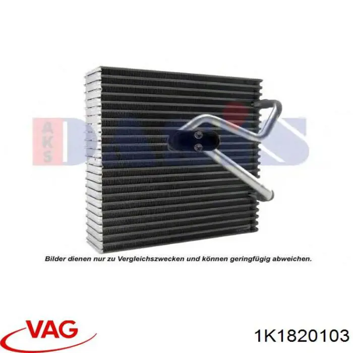 Compre 1K1820103 VAG Vaporizador de aparelho de ar condicionado