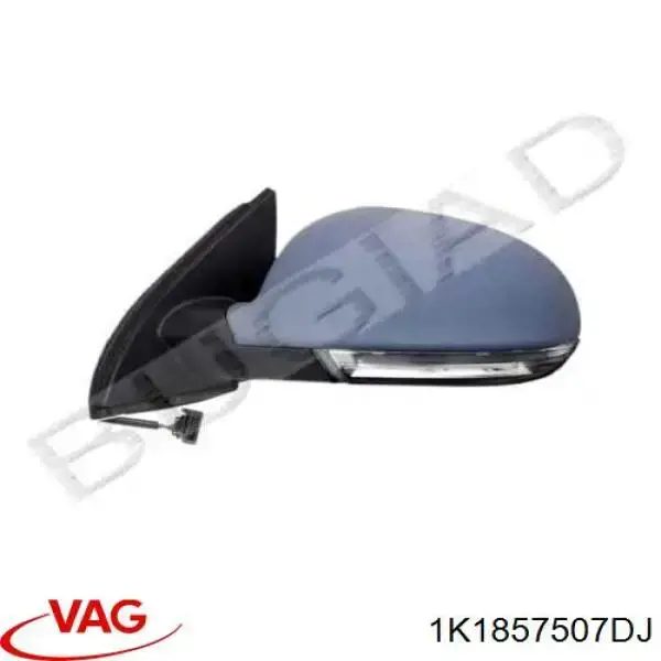 Espelho de retrovisão esquerdo VAG 1K1857507DJ preço, a partir de 51,22 USD