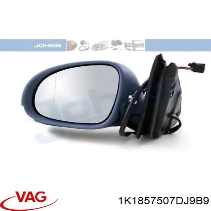 Caixa do espelho de retrovisão esquerdo VAG 1K1857507DJ9B9 preço, a partir de 160,04 USD