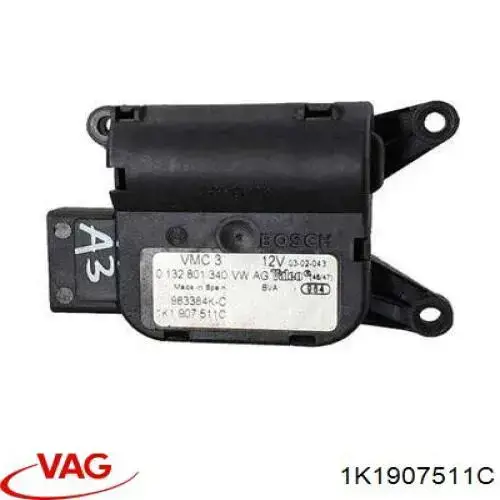 Compre 1K1907511C VAG Acionamento de comporta de forno