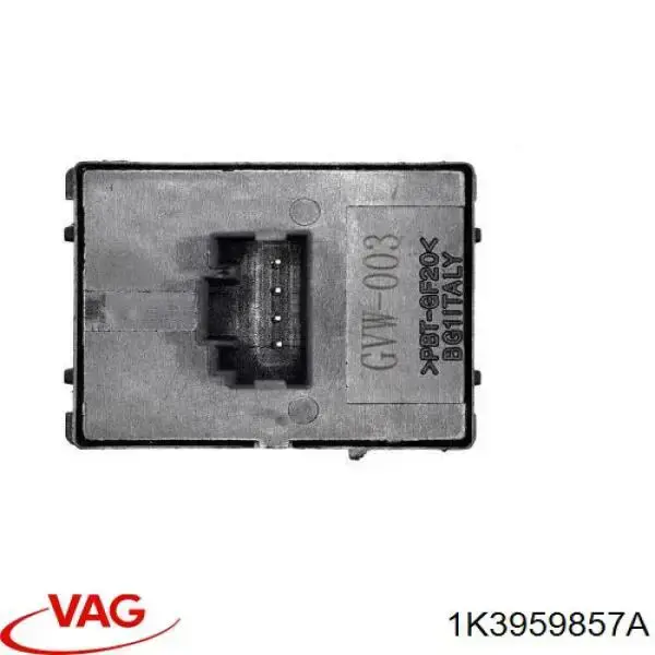 Compre 1K3959857A VAG Unidade de botões dianteira esquerda de controlo de elevador de vidro