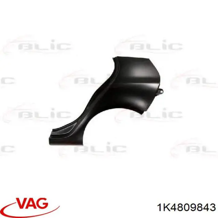 Pára-lama traseiro esquerdo VAG 1K4809843B preço, a partir de 385,55 USD
