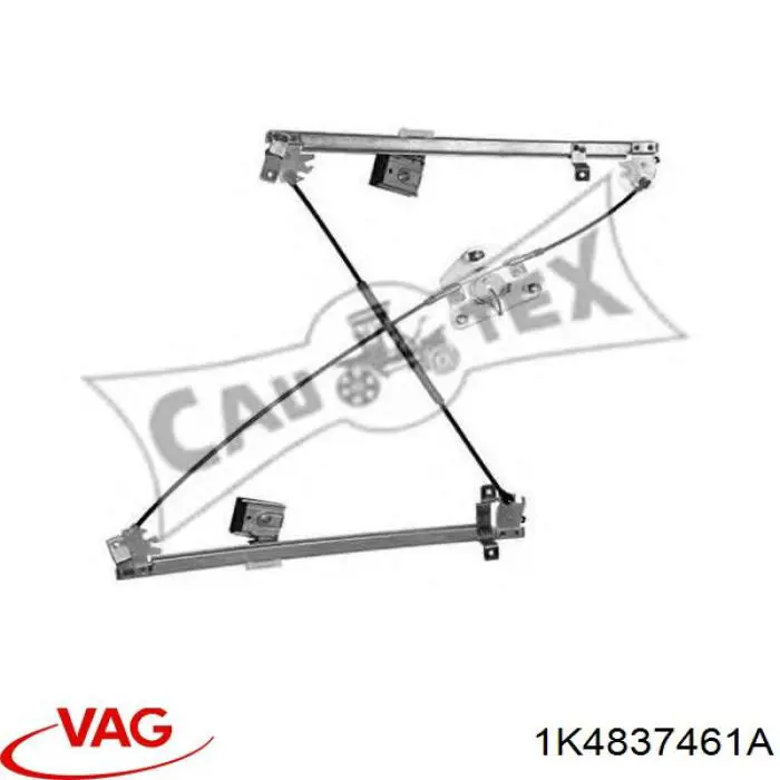 Compre 1K4837461A VAG Mecanismo de acionamento de vidro da porta dianteira esquerda