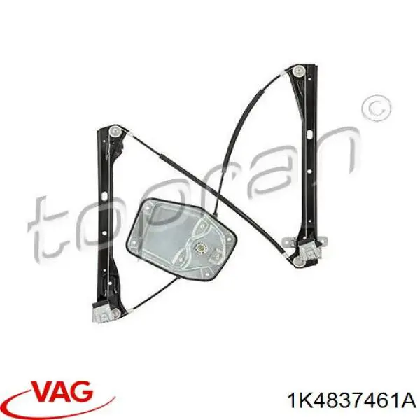 Mecanismo de acionamento de vidro da porta dianteira esquerda VAG 1K4837461A preço, a partir de 53,00 USD