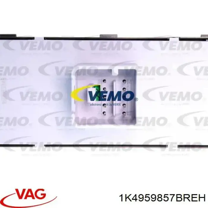 1K4959857BREH VAG Unidade de botões dianteira esquerda de controlo de elevador de vidro