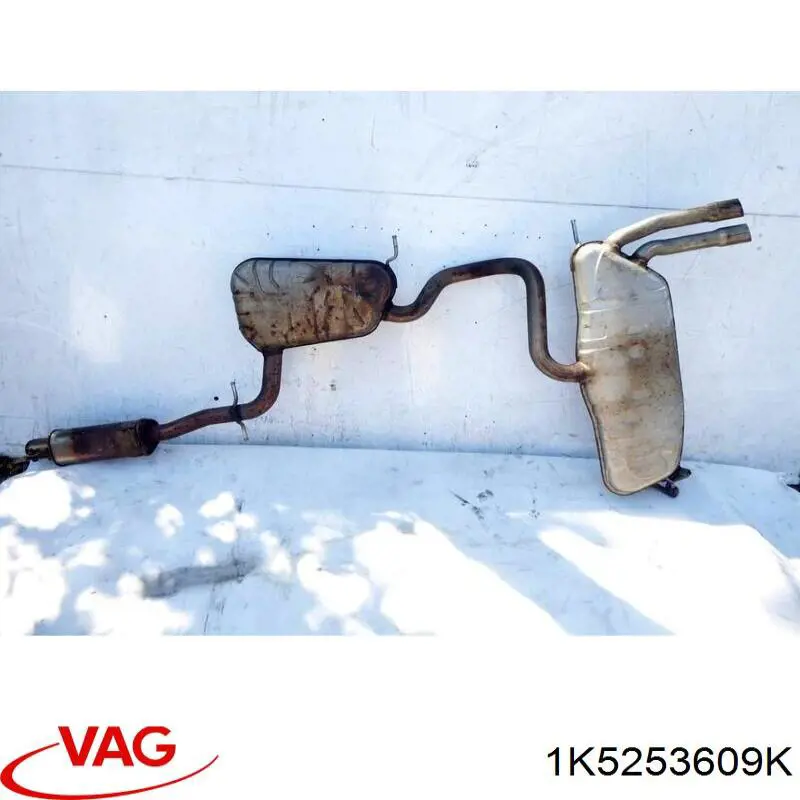 Silenciador, parte traseira VAG 1K5253609K preço, a partir de 76,15 USD