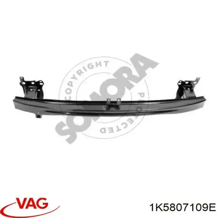 Compre 1K5807109E VAG Reforçador do pára-choque dianteiro