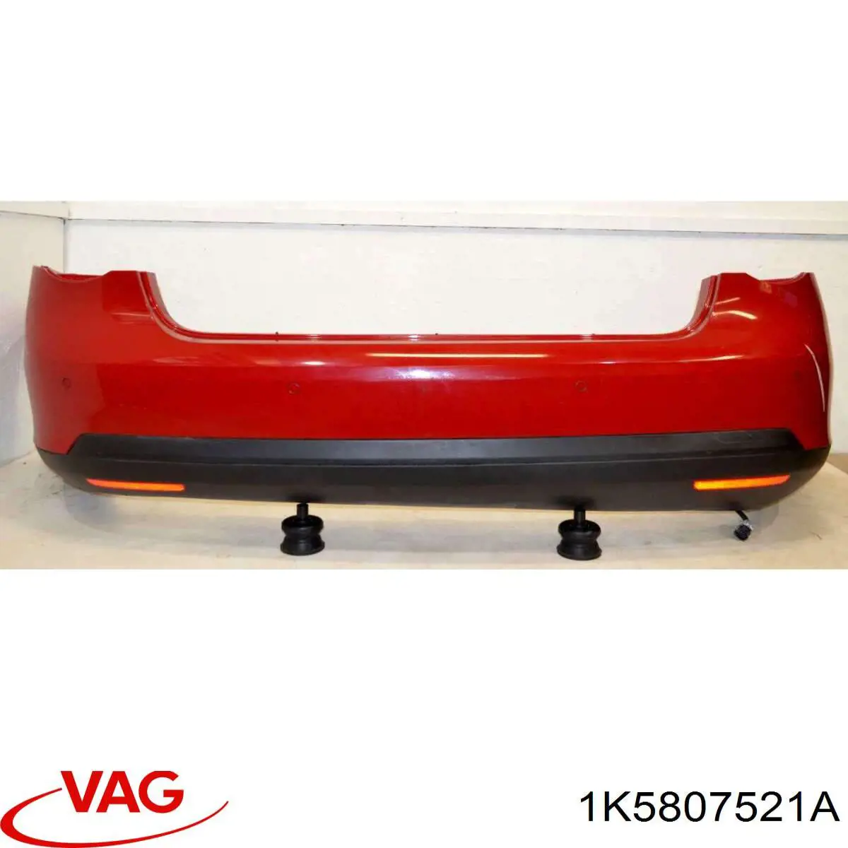 1K5807521A VAG Spoiler do pára-choque traseiro
