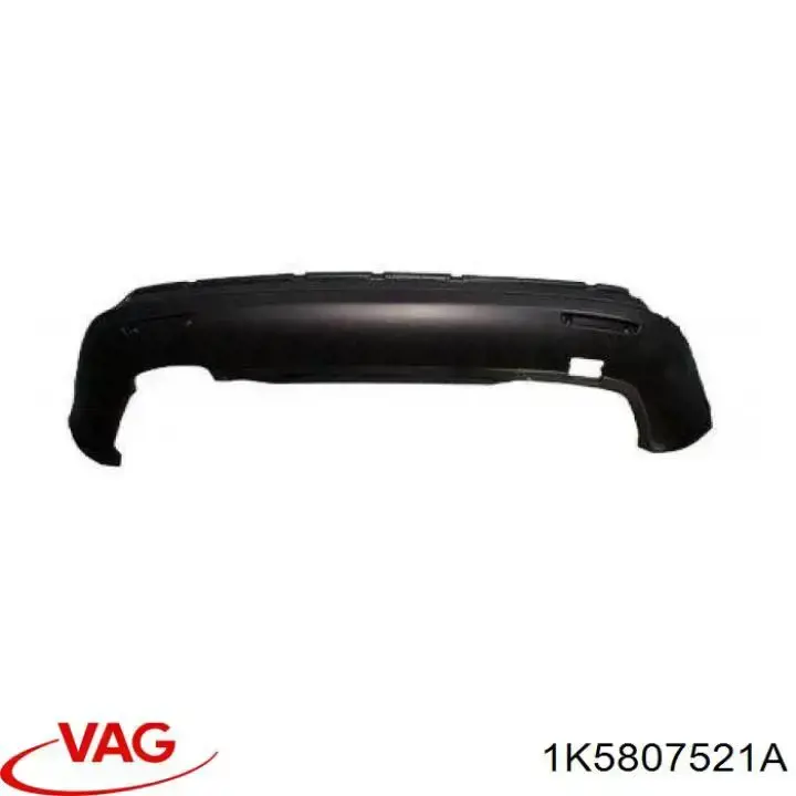 Spoiler do pára-choque traseiro VAG 1K5807521A preço, a partir de 35,82 USD