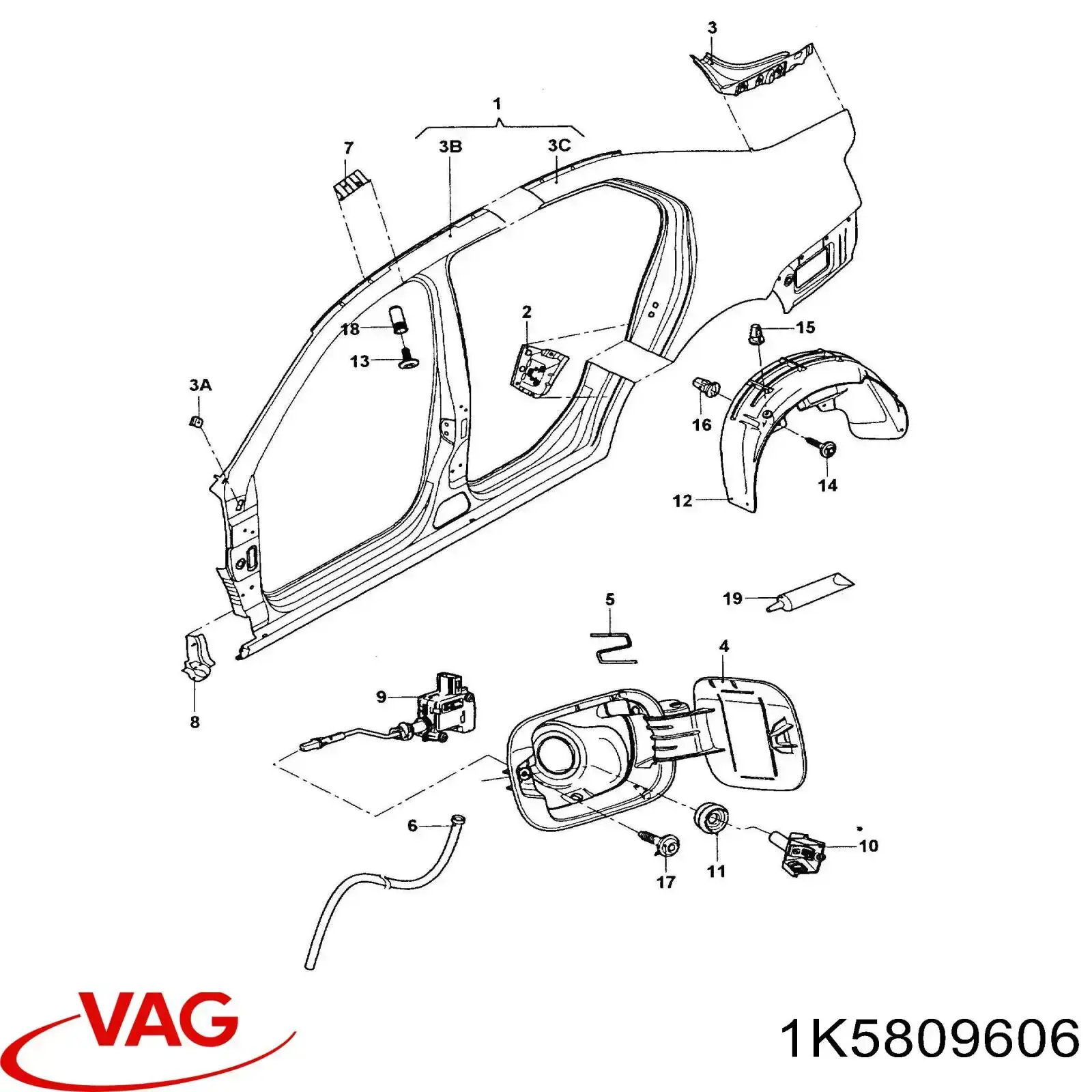 1K5809606 VAG 
