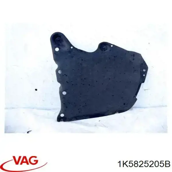 1K5825205B VAG Proteção de fundo traseira direita