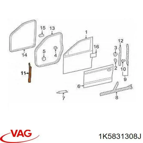 1K5831308H VAG 
