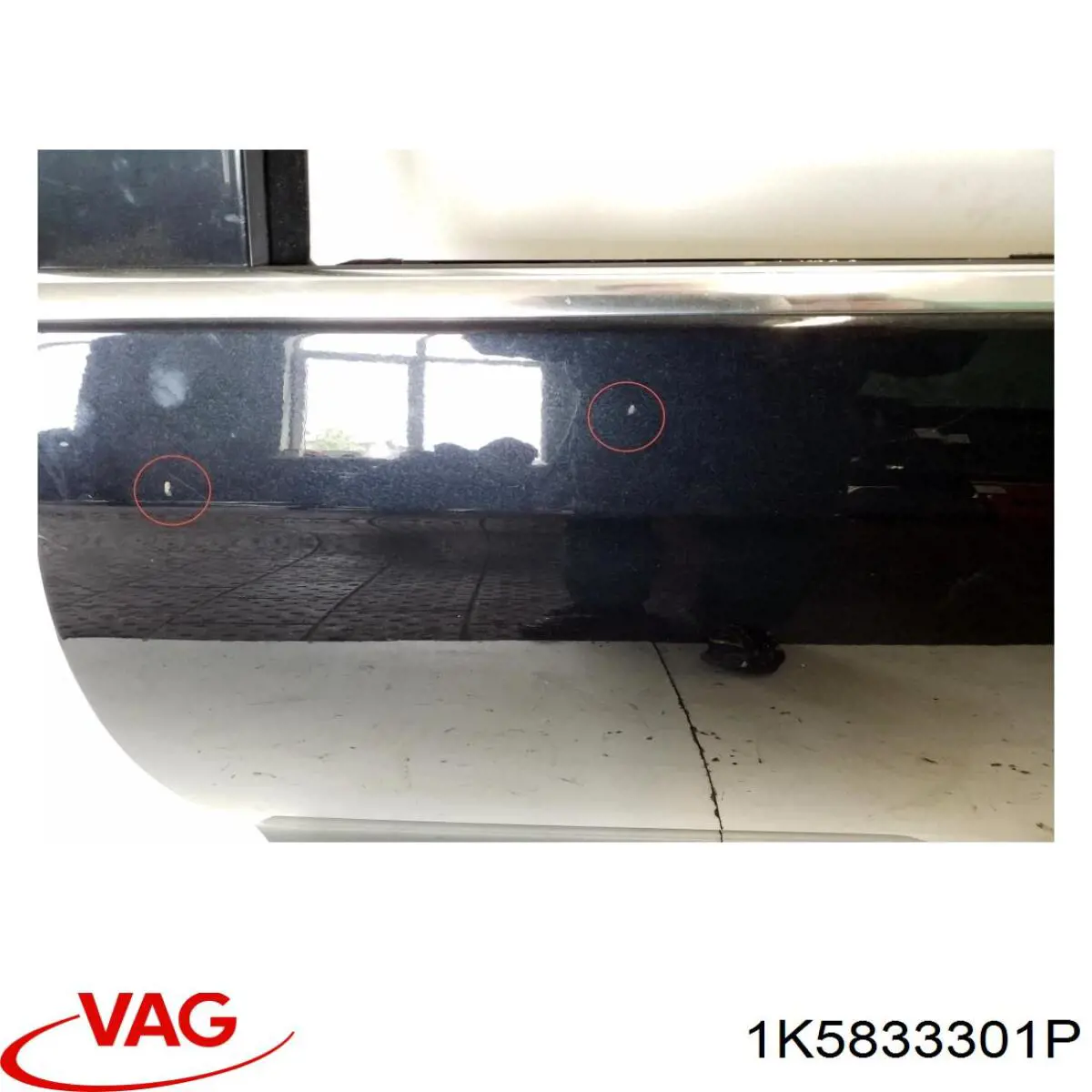 Porta traseira esquerda VAG 1K5833301P preço, a partir de 178,77 USD
