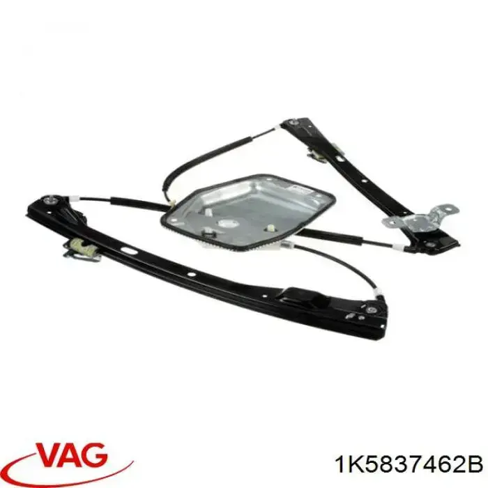 1K5837462B VAG Mecanismo de acionamento de vidro da porta dianteira direita