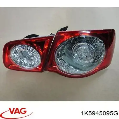 Lanterna traseira esquerda externa 1K5945095G VAG
