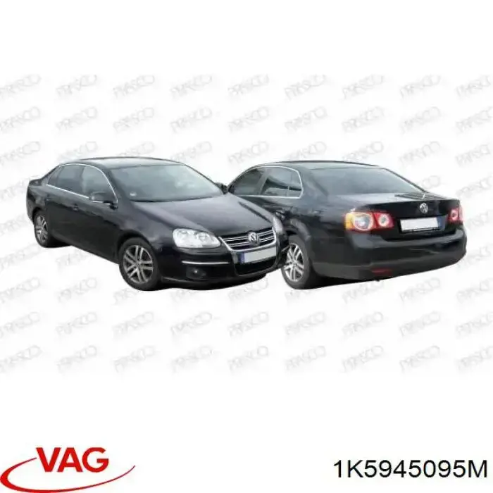 1K5945095M VAG Lanterna traseira esquerda externa