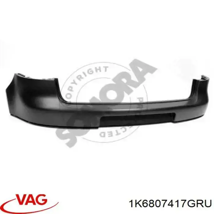 1K6807417GRU VAG Pára-choque traseiro