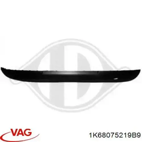1K68075219B9 VAG Spoiler do pára-choque traseiro