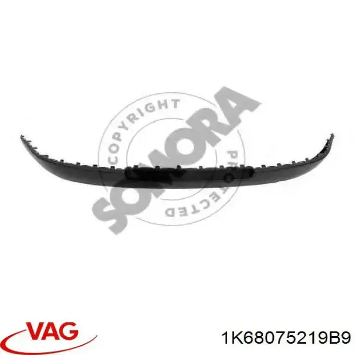 Compre 1K68075219B9 VAG Spoiler do pára-choque traseiro