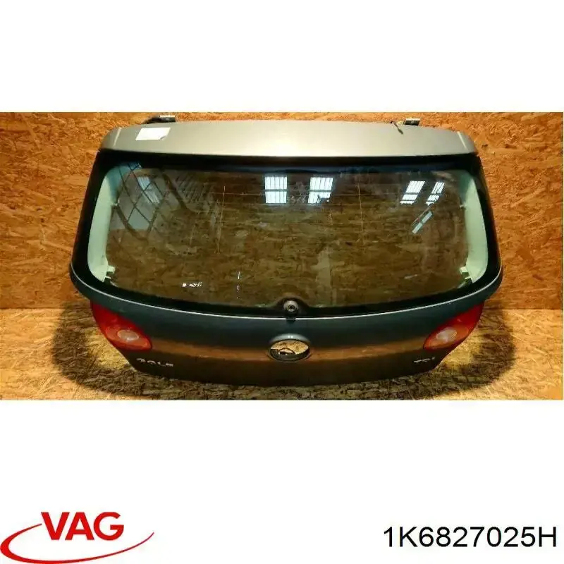 1K6827025H VAG Porta traseira (3ª/5ª porta-malas (tampa de alcapão)