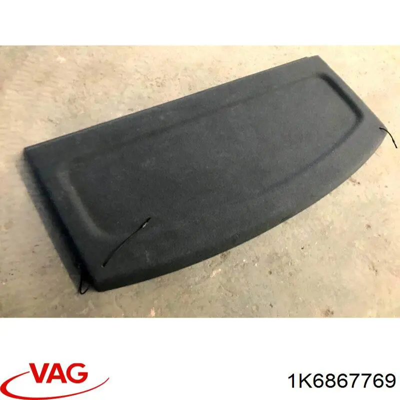 Prateleira de salão traseira 1K6867769 VAG