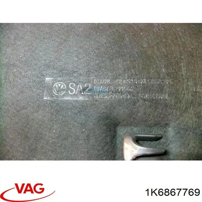 Prateleira de salão traseira VAG 1K6867769 preço, a partir de 86,27 USD