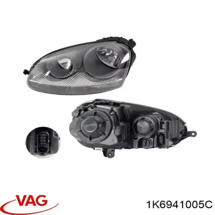 1K6941005C VAG Luz esquerda