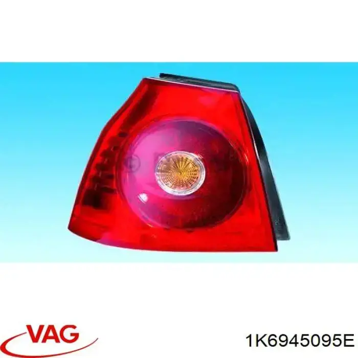 1K6945095E VAG Lanterna traseira esquerda externa