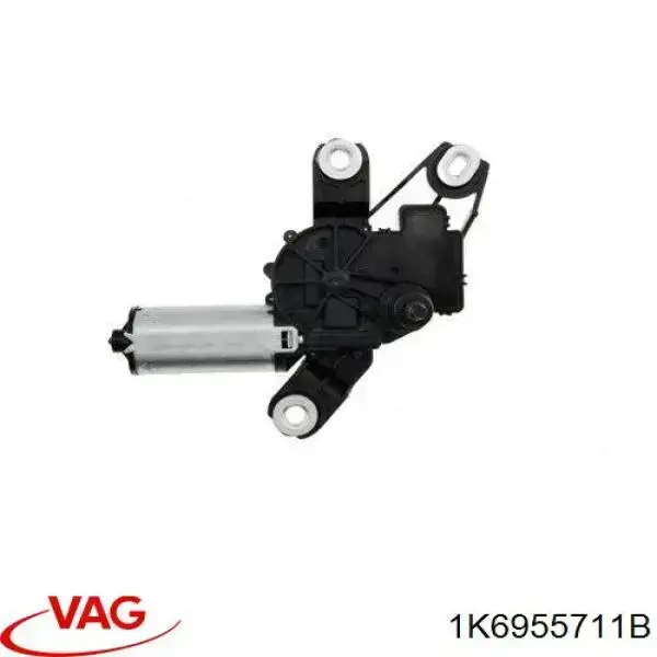 1K6955711B VAG Motor de limpador pára-brisas de vidro traseiro