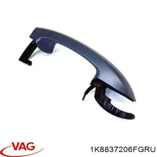 1K8837206FGRU VAG Maçaneta externa dianteira/traseira da porta direita