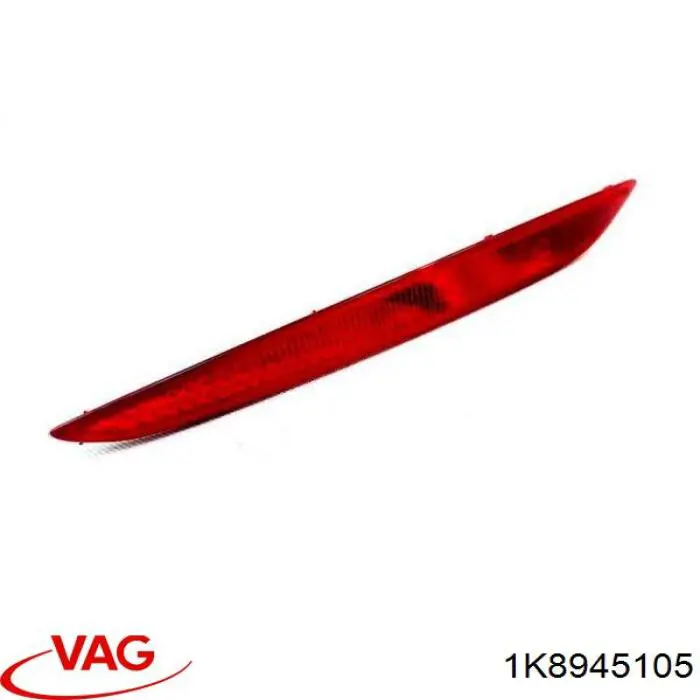 Retrorrefletor (refletor) do pára-choque traseiro esquerdo VAG 1K8945105 preço, a partir de 53,34 USD