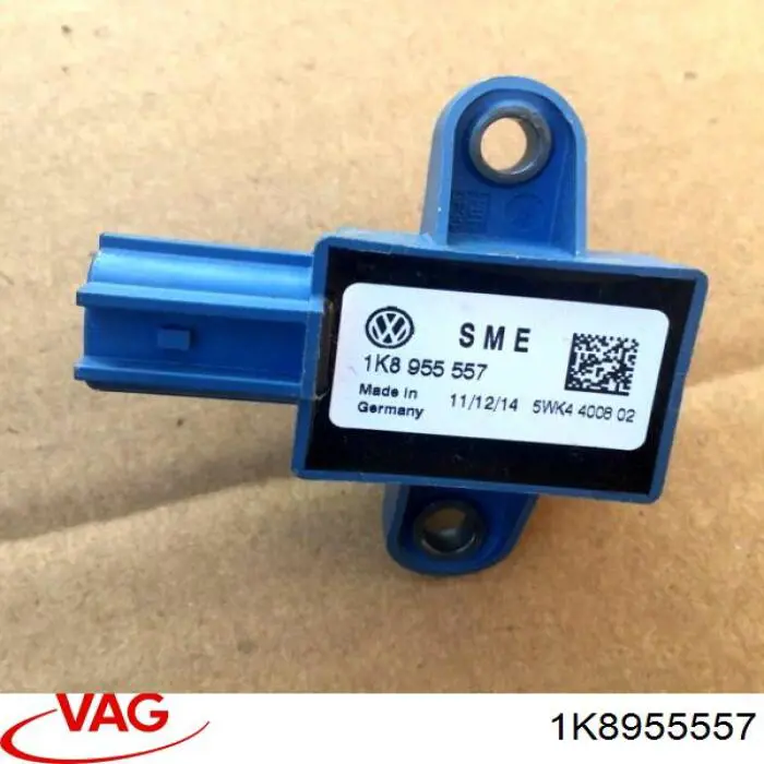 1K8955557 VAG Sensor AIRBAG dianteiro