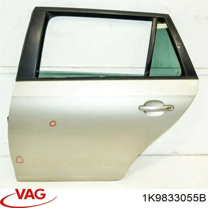 Porta traseira esquerda VAG 1K9833055B preço, a partir de 463,10 USD